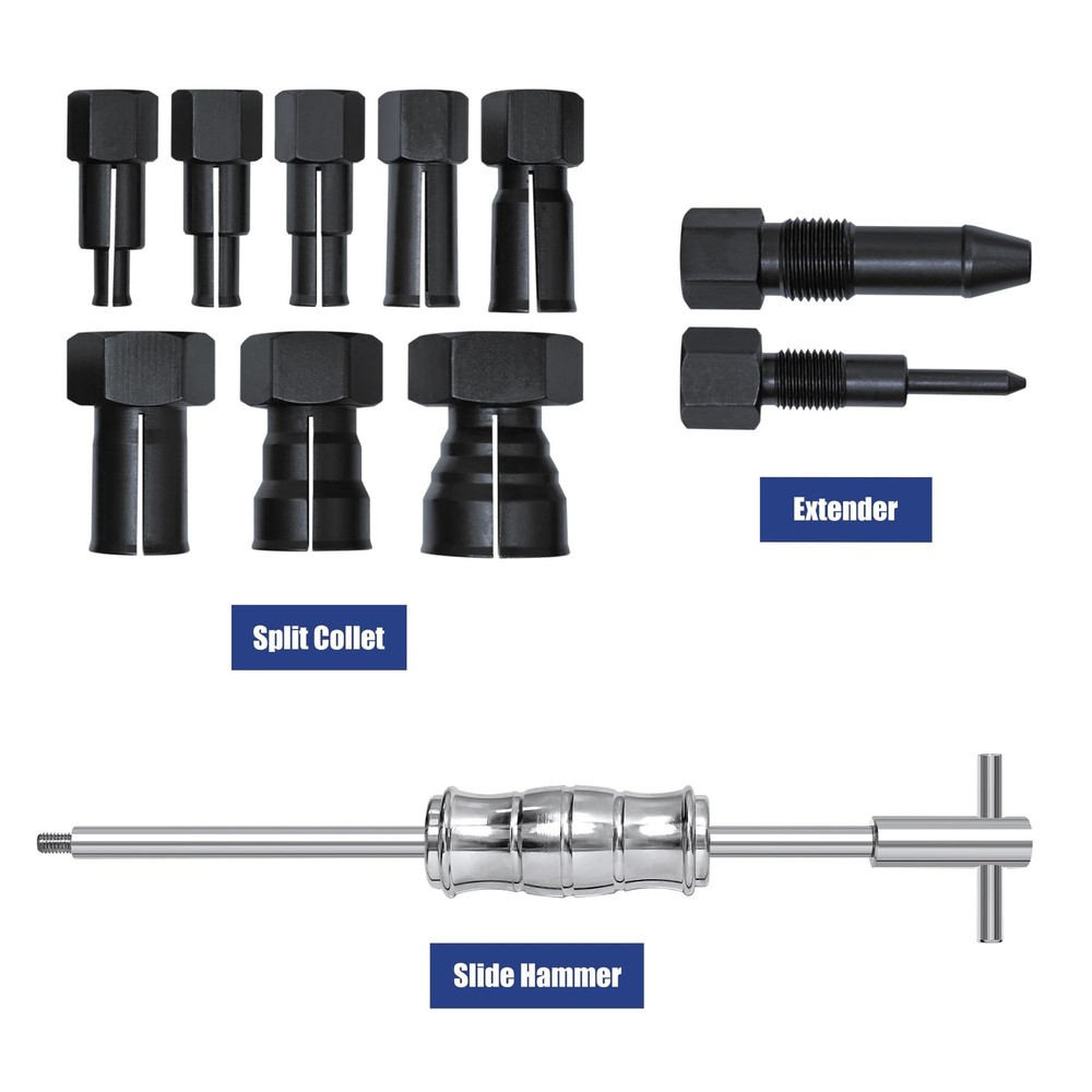 ZUXUSE Motorcycle Bearing Puller Kit, Blind Bearing Puller Kit, Slide Hammer ...