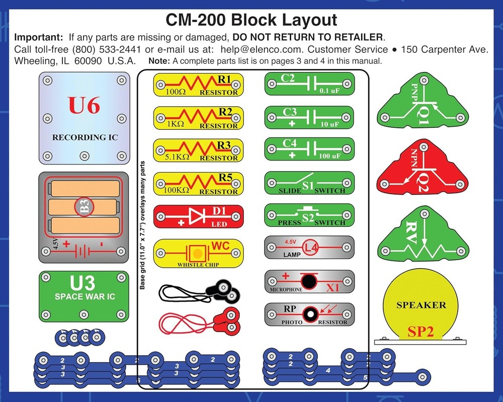 Electronics Exploration Kit with Snap Modules