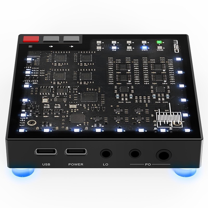 1PC SMSL M20 Audiophile-Gaming Aduio CS43131*4 Decoder with Headphone Amplifier