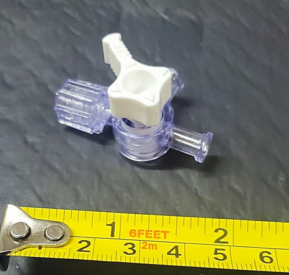 (1000-Pcs.) 3-Way Stopcock Luer Lock Connection Adapter
