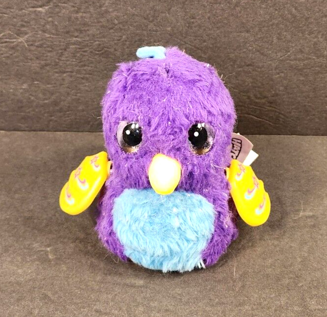 Hatchimals Purple Dragon Draggle Interactive Toy Lights Up Talks Plush Tested