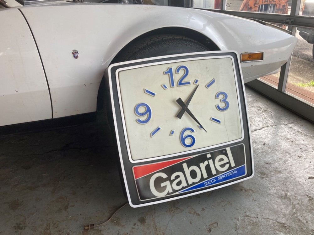 GABRIEL Shock Absorber Advertising Clock