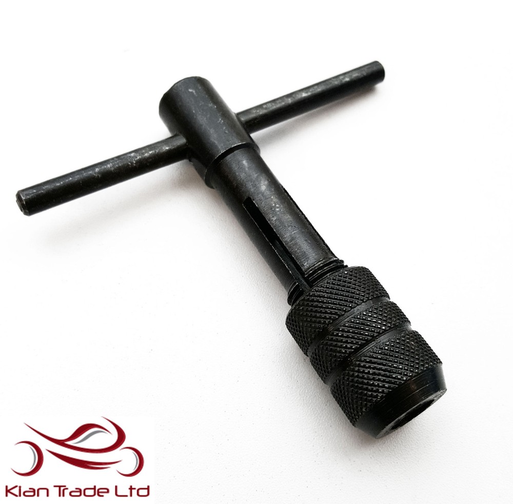 STANDARD T HANDLE TYPE TAP WRENCH 5/32" - 1/4" THREADING TOOL