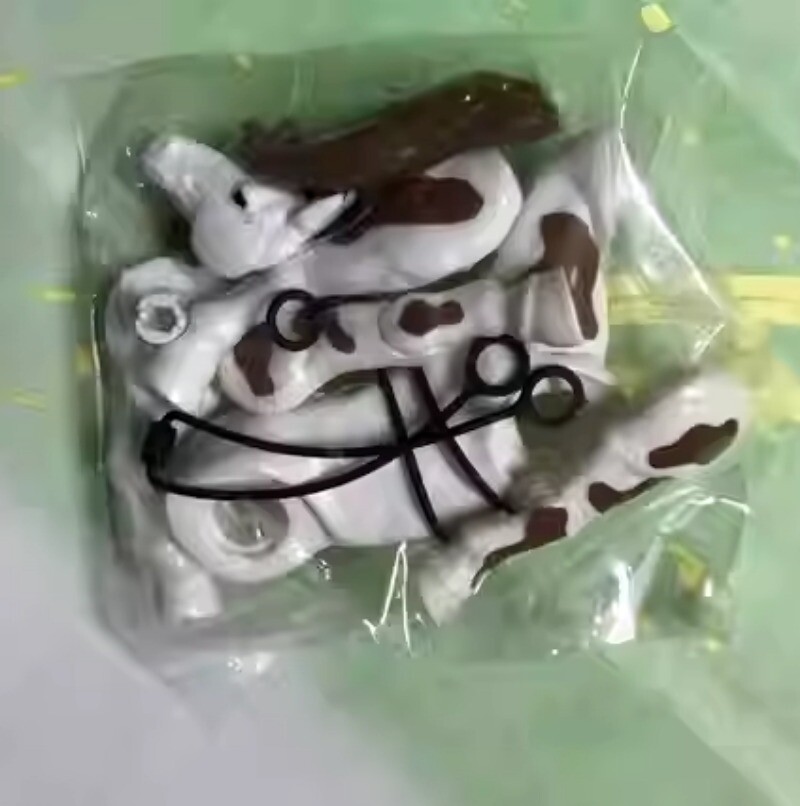 Mega Bloks White & Brown Horse Unassembled Mini Figure Blocks Accessory Pack