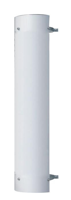 10" 270° Stainless Exhaust Muffler Shield - Plain