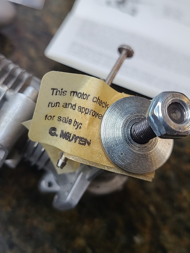RC Model Airplane Engine Fox 35 Stunt 50th Anniversary Control Line MIB
