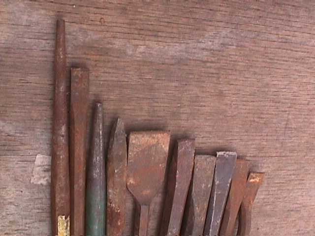 PUNCH COLD CHISEL LOT