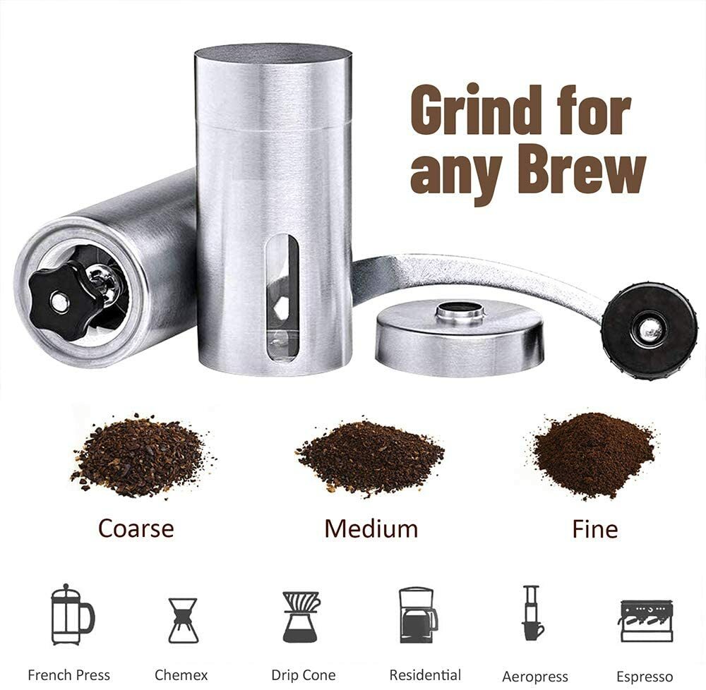 Stainless Steel Manual Coffee Grinder