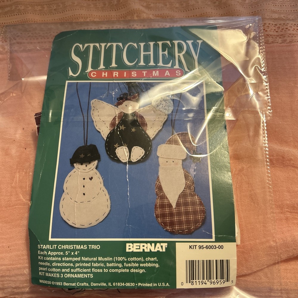 Three Christmas Ornament Craft Kit
