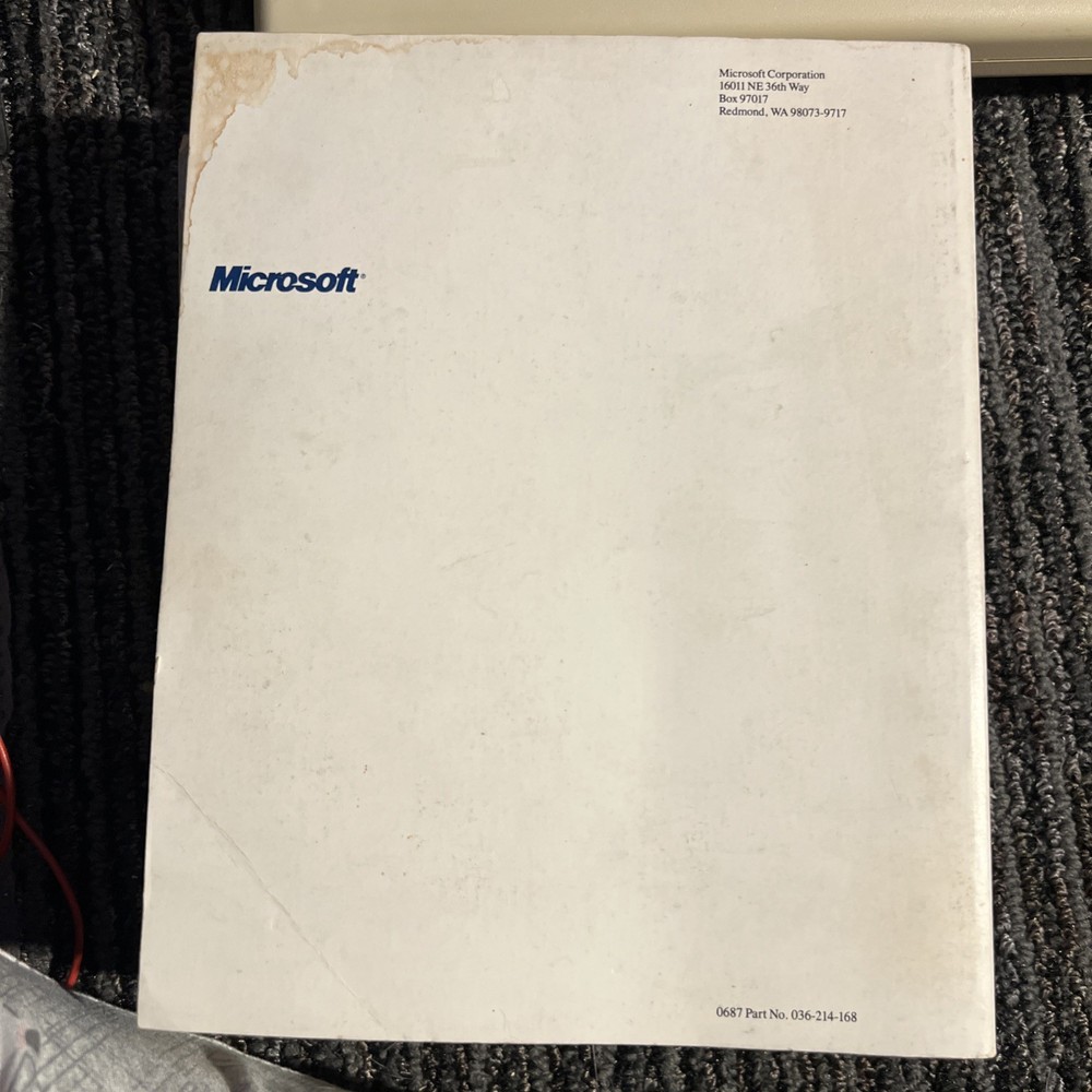 Microsoft GW-BASIC Interpreter User's Guide and Reference Computer Manual Book