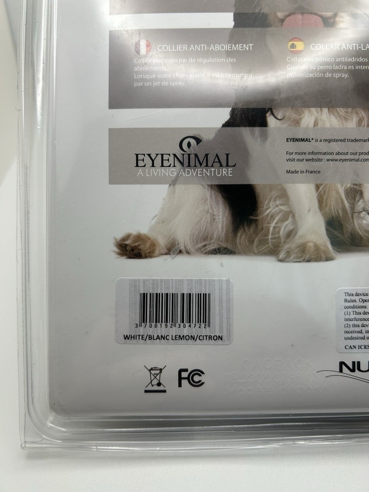 Eyenimal Deluxe Spray No Bark Control Collar Harmless-Natural