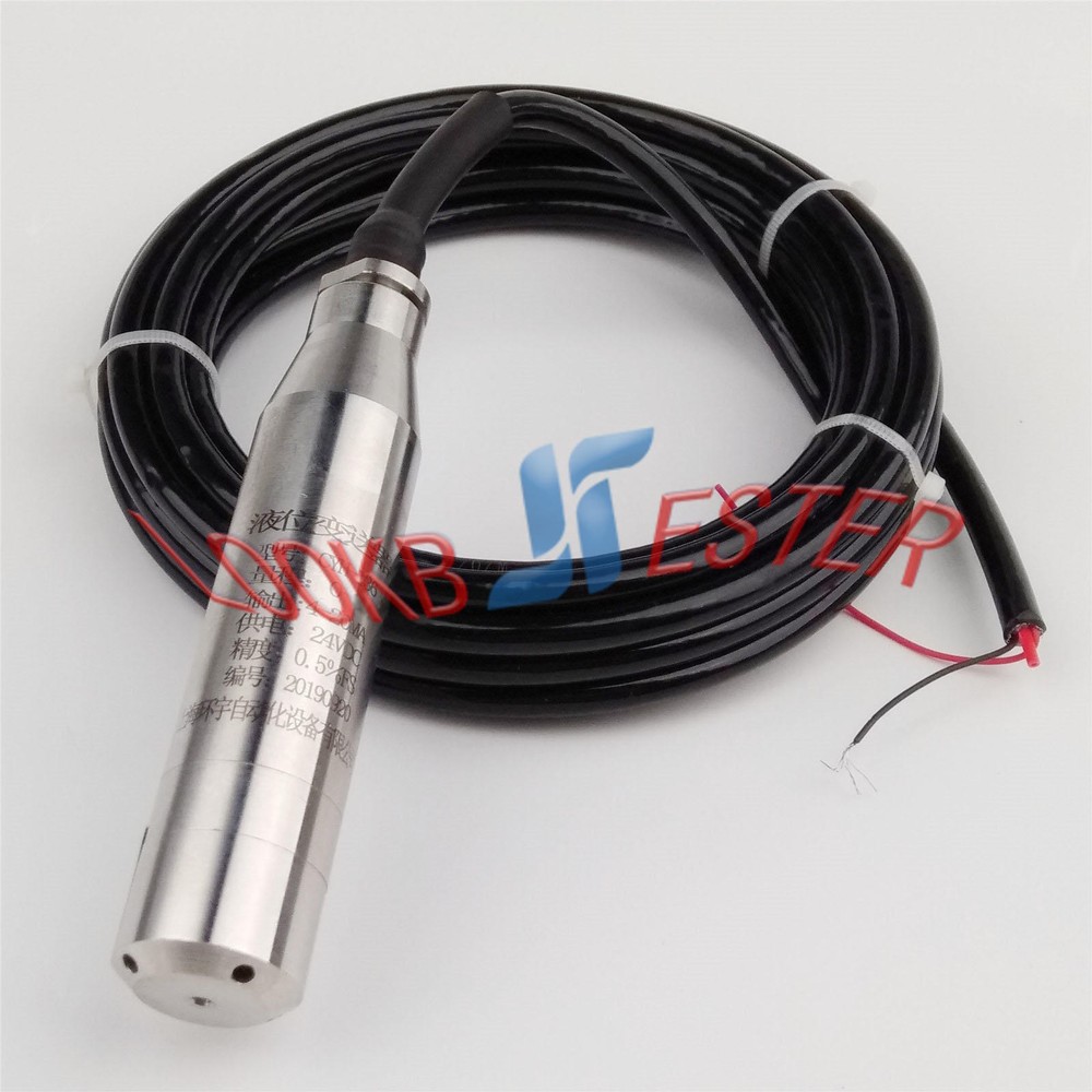 4-20MA 1.0m Range Water Level Transmitter Liquid Level Transducer Sensor