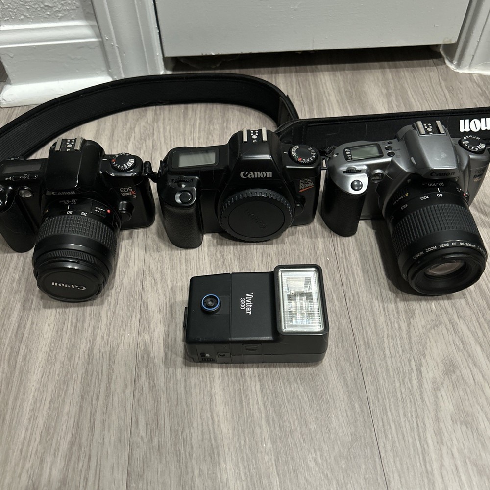 3 X Film  Cameras ￼Canon