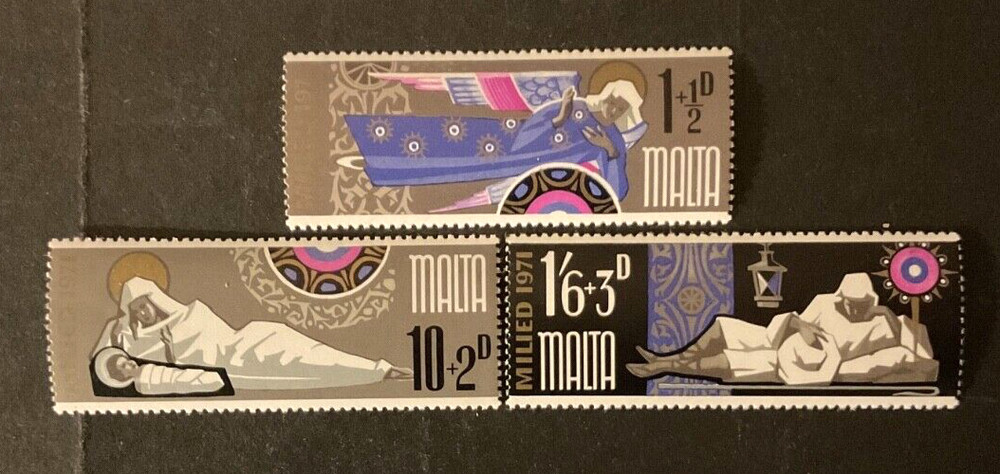 Malta Scott #B7-9 never hinged