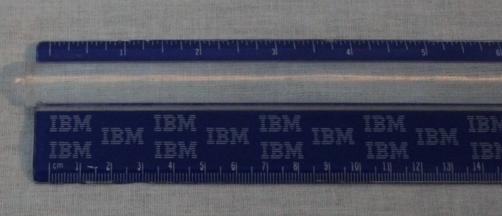 IBM Computers Ruler VINTAGE 15 in Blue Plastic VTG