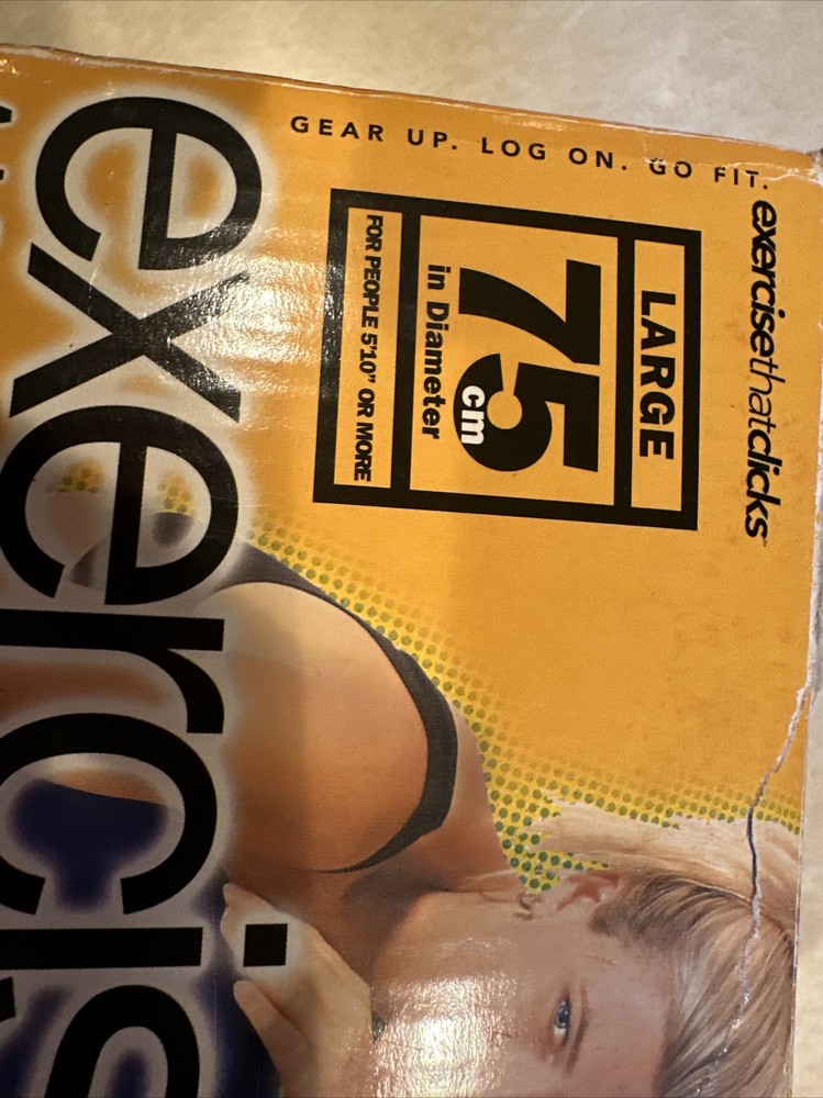 GoFit Exercise Ball (75 cm/29") with Pump-New
