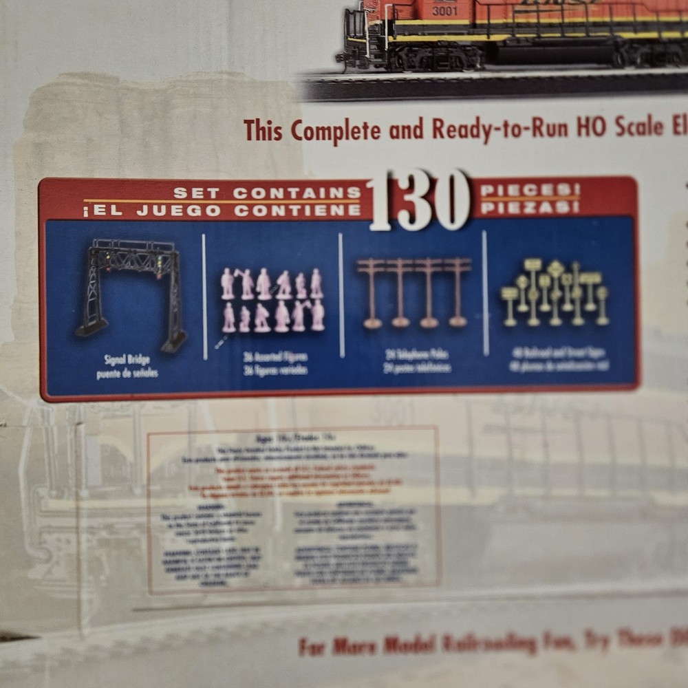 Bachmann Rail Chief HO Scale Train Set -WORKING Read Full Description at Bottom