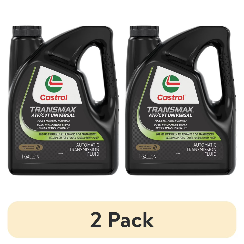 (2 pack) Castrol Transmax ATF/CVT Universal Automatic Transmission Fluid, 1 Gal