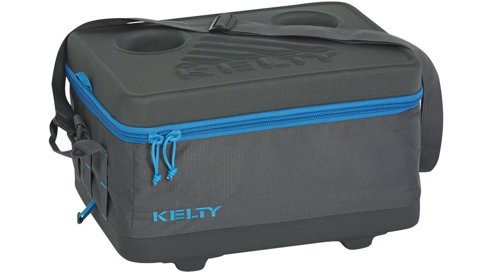 two Kelty Soft-Sided Cooler Bag Portable Gray Blue