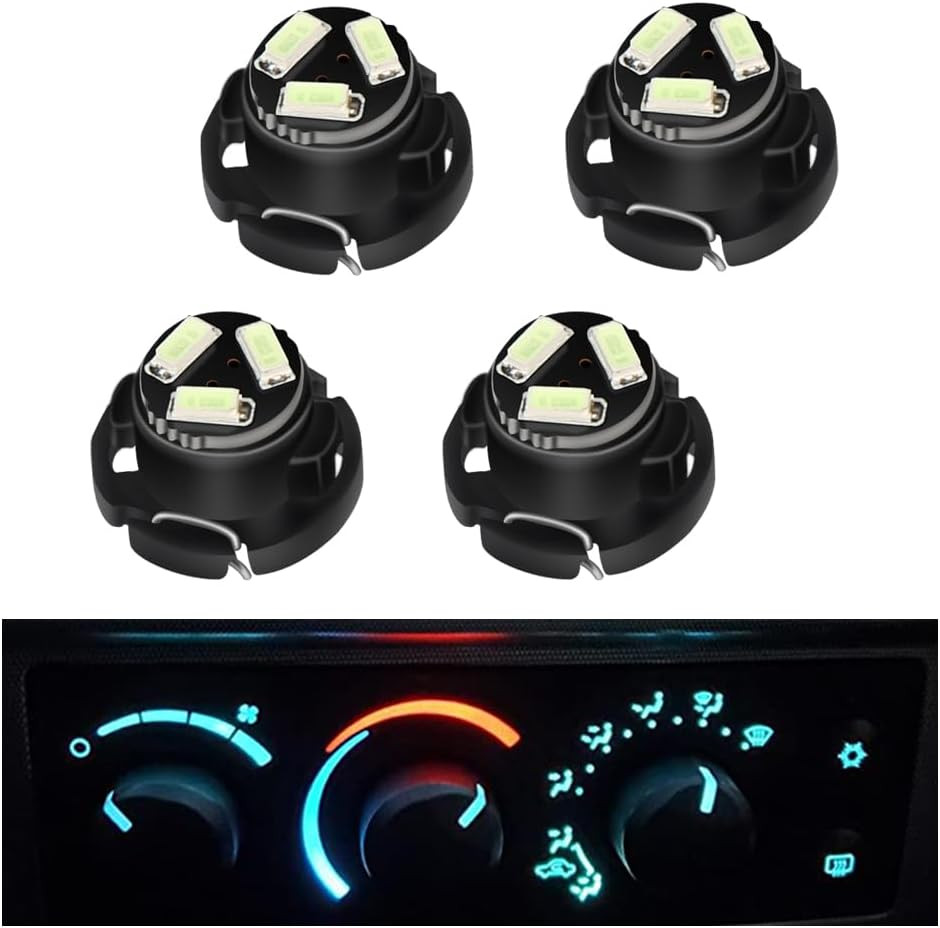 AC Climate Heater Control LED Lights Bulbs Kit Replacement Compatible with 2002-