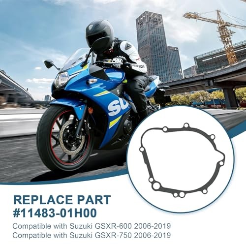 2 Pack Stator Crankcase Cover Gasket Replacement Compatible with 2006 2 Pcs