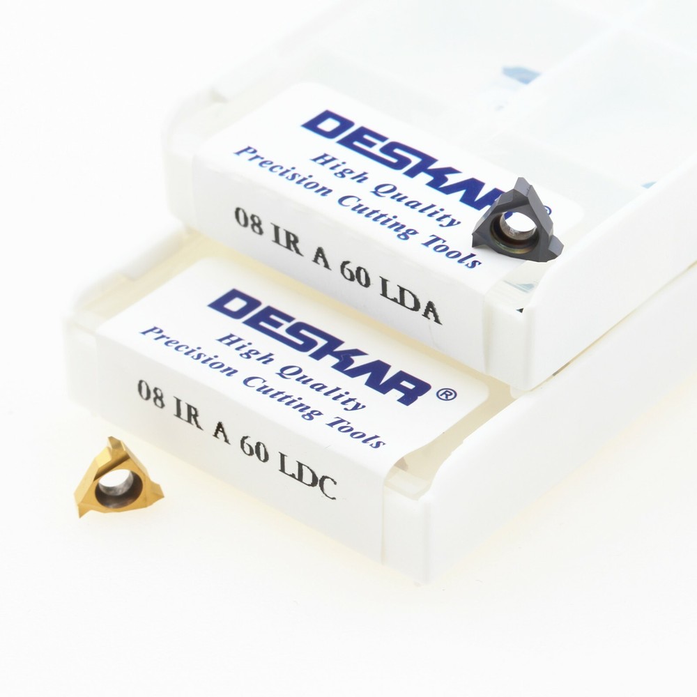 08IR A60 LDC Carbide Insert Internal Turning blade tool Threading Insert for SNR