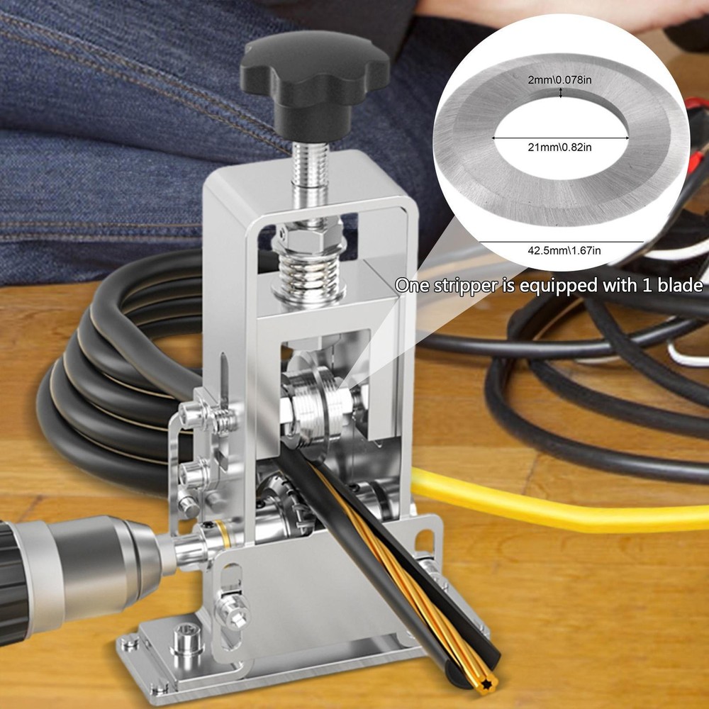 Manual Wire Stripping Machine Drill Powered Copper Wire Peeler Wire Stripper
