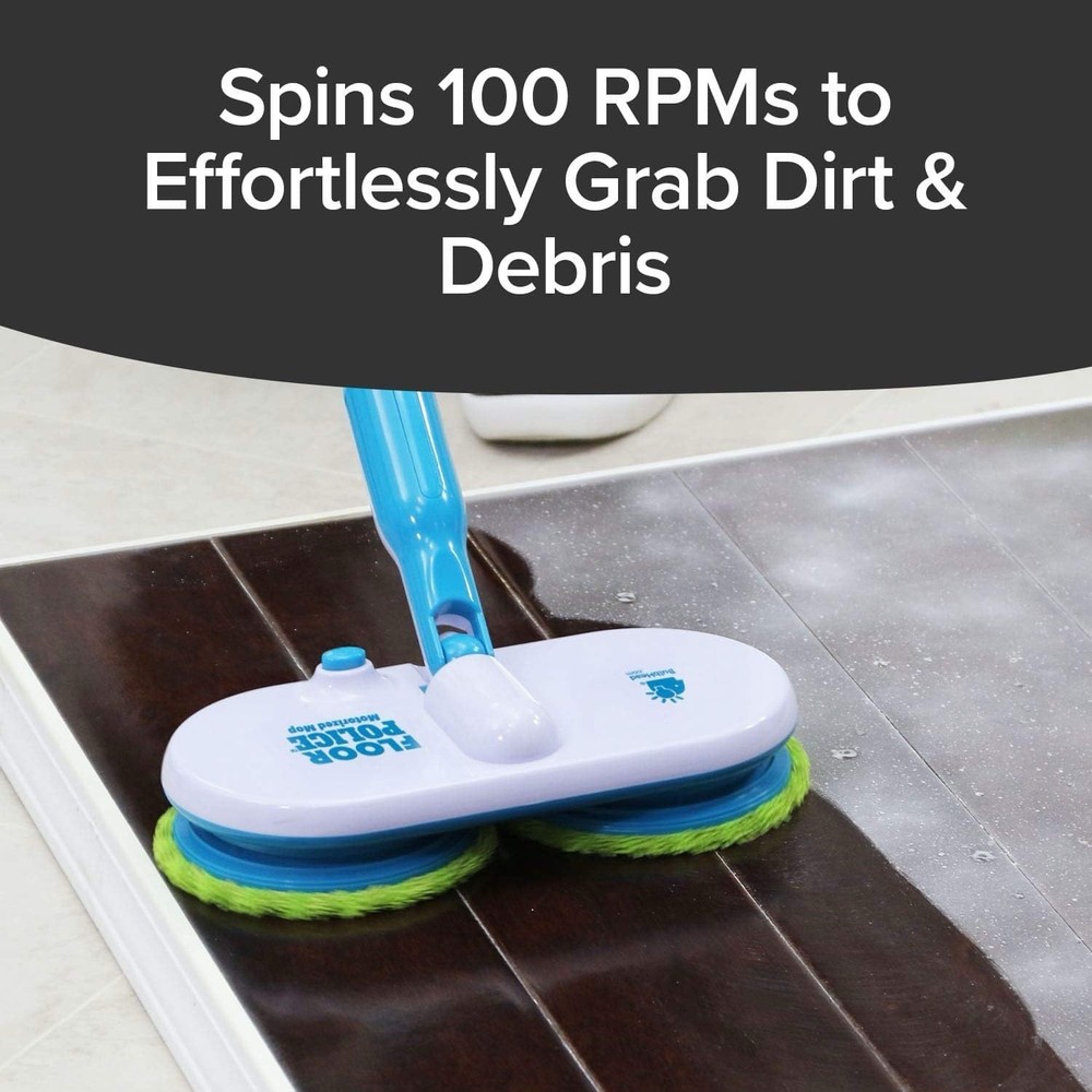 Floor Police Cordless Motorized Spin Mop by BulbHead