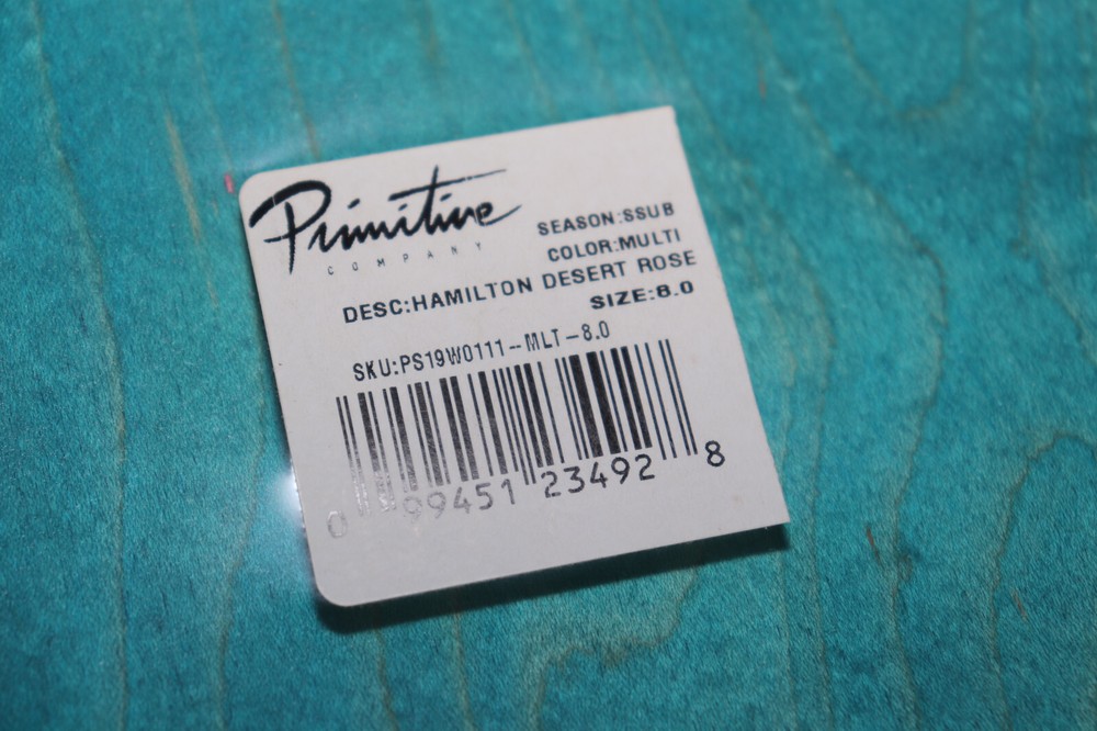 Primitive Skateboards Spencer Hamilton Desert Rose Deck - Size 8.0
