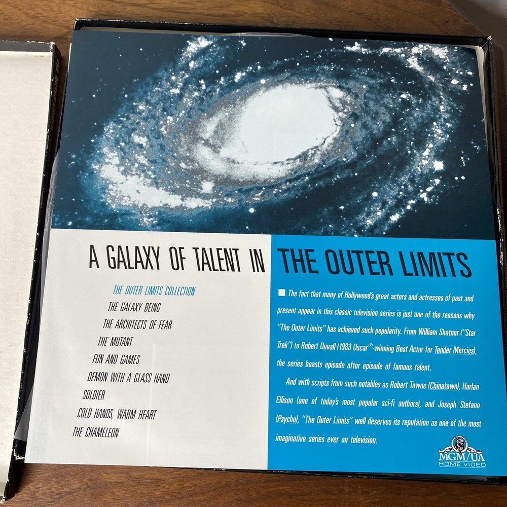 The Outer Limits Laserdisc 4 Disc Box Set Video Movie