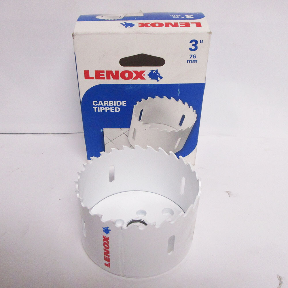 LENOX CARBIDED TIPPED HOLE SAWS 3/4" TO 3"