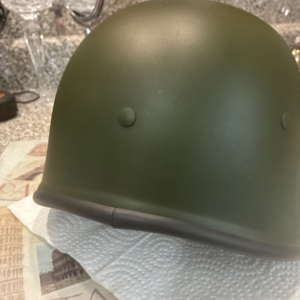 Airsoft Helmet Green ABS Plastic – Used