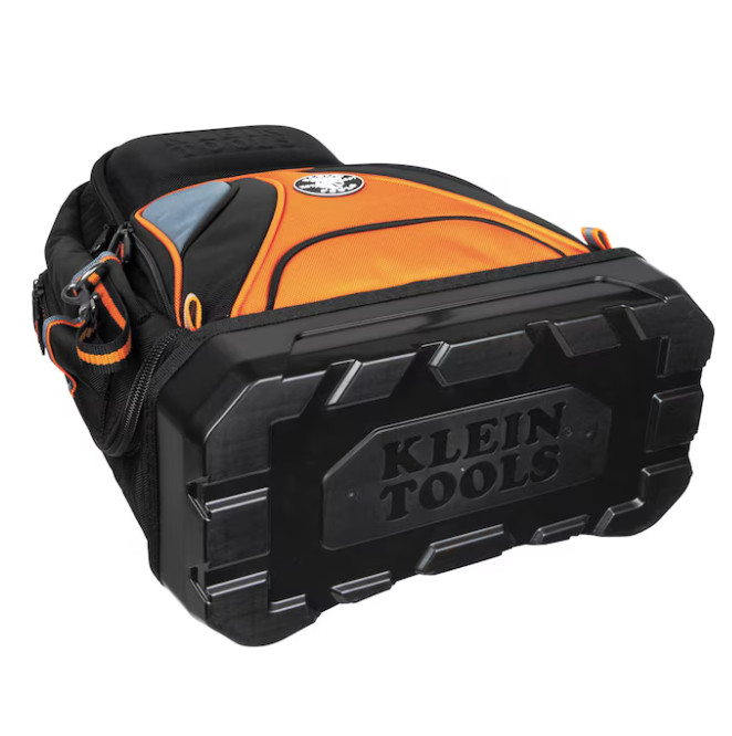 Klein Tools Tradesman Pro Tool Bag Backpack, 39 Pockets, Black, 14-Inch