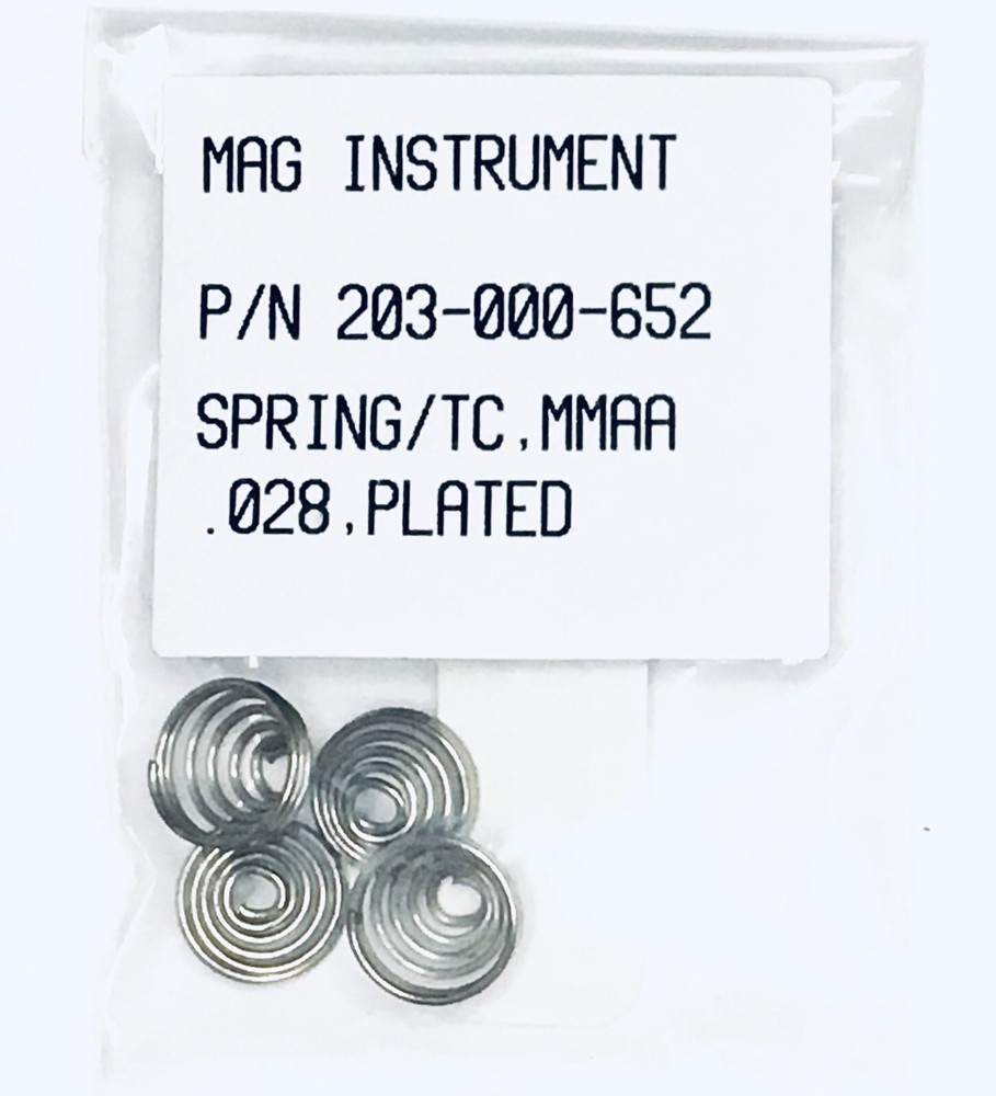 4 Pack AA Mini Maglite Replacement Battery Contact Spring # 108-000-044