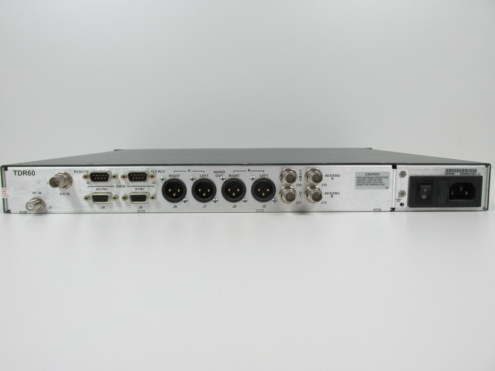 Tiernan TDR 60 IRD MPEG2-DVB receiver decoder TDR60