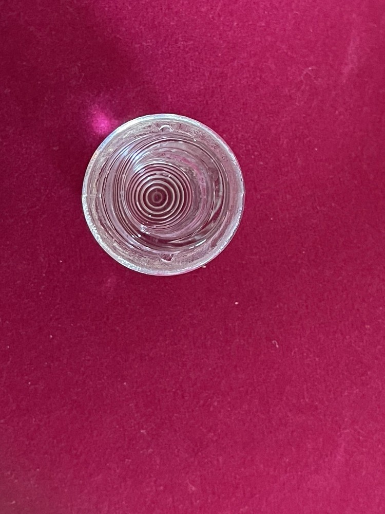 (2) Percolator Coffee Pot Glass Knobs - Knob Lips Lock into Lid - KNOBS ONLY