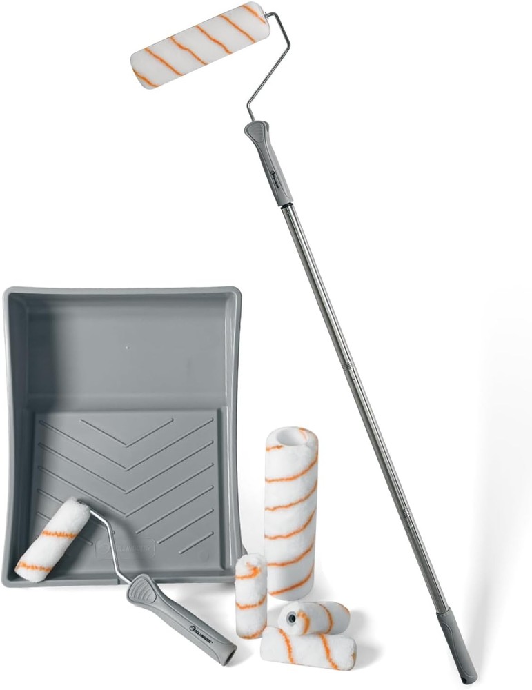 ROLLINGDOG Paint Roller Kit with Extension Pole - 9 Inch with...
