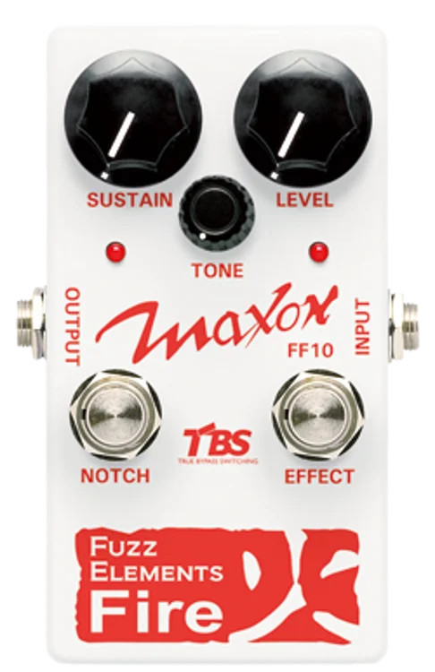 Maxon FF10 Fuzz Elements Fire Fuzz Pedal