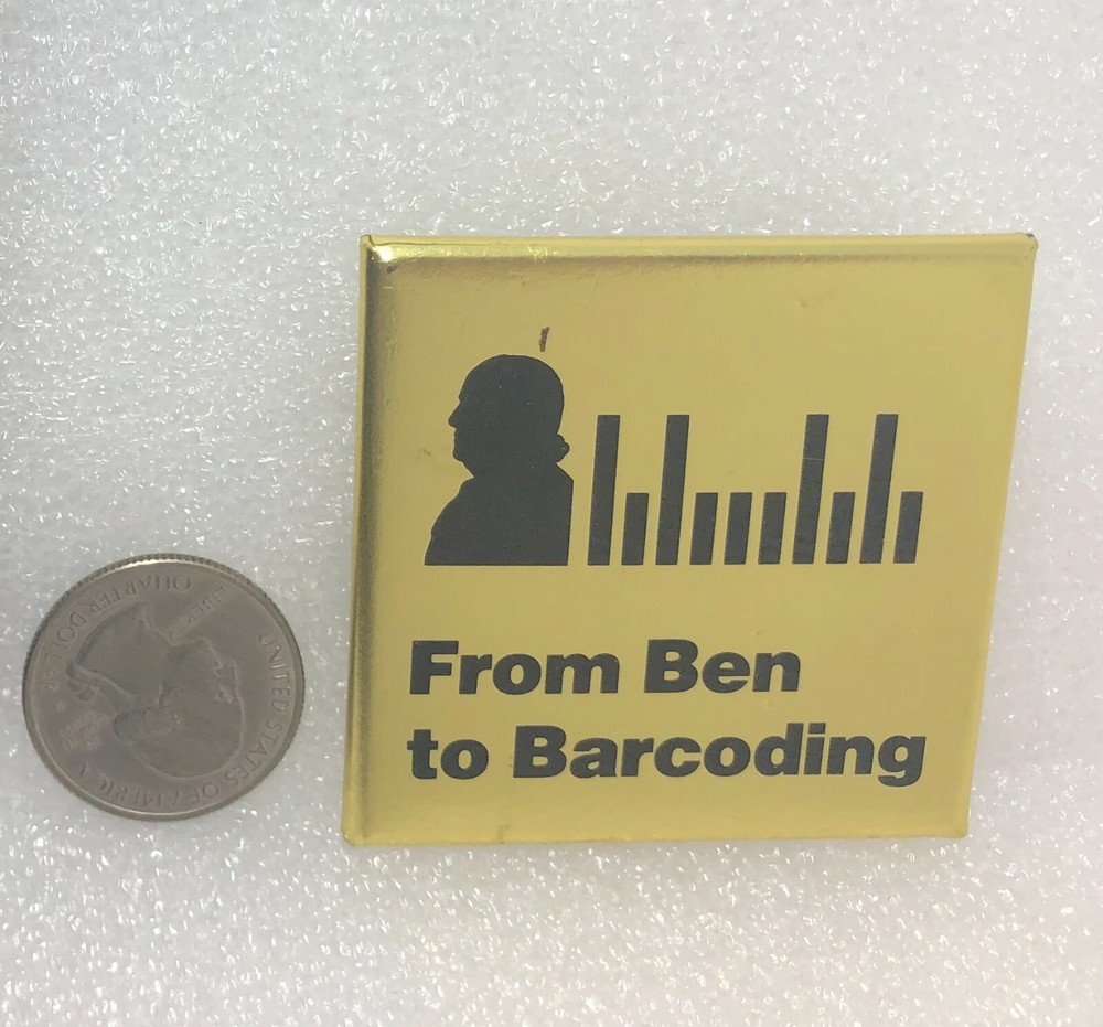 From Ben To Barcoding Button Pin