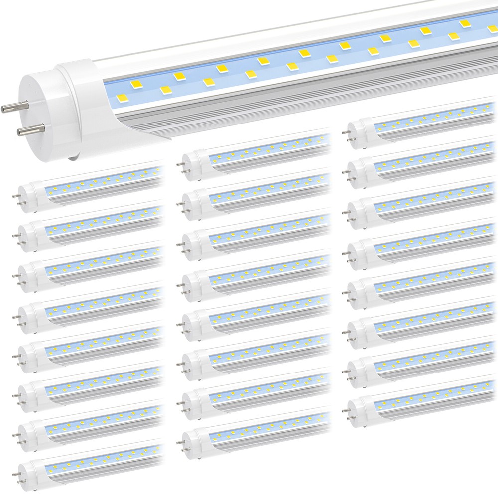 28W T8 4FT LED Tube Light Bulbs G13 2-Pin LED Shop Lights F40T12 Lighting 5000K