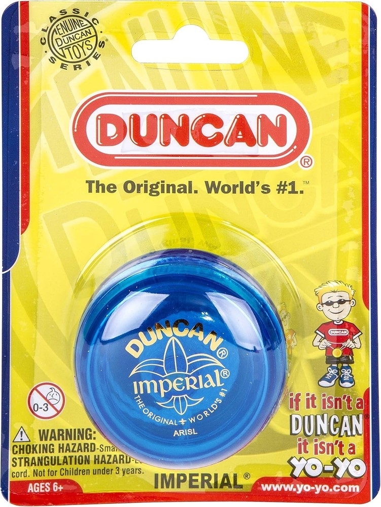 Durable Blue Imperial Yo-Yo - Perfect for Beginner Tricks and Learning
