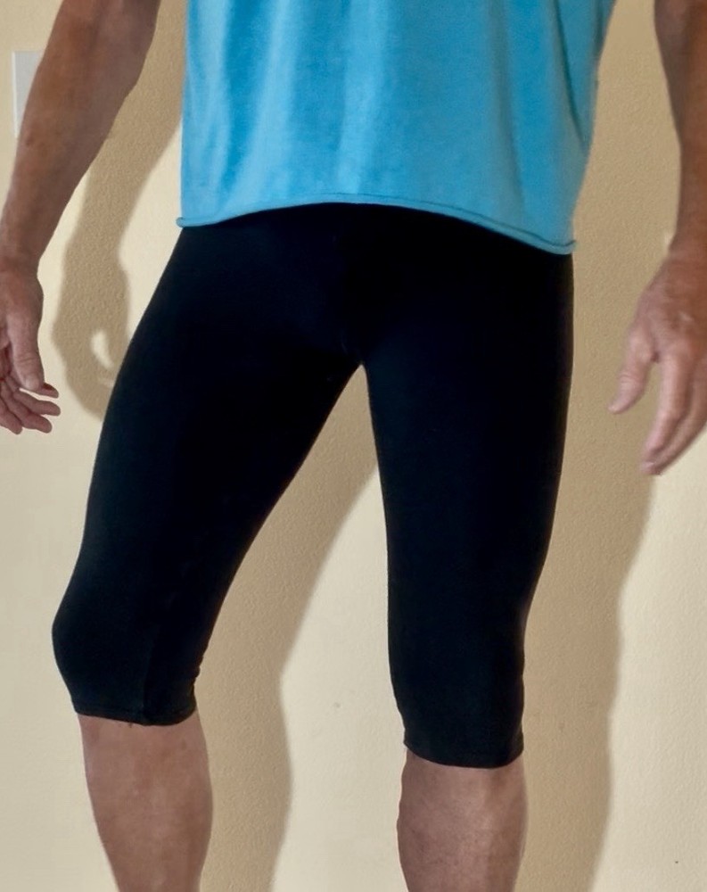 Cotton Spandex Tights 3/4 Legs Medium - Soft, Thin & Stretchy!