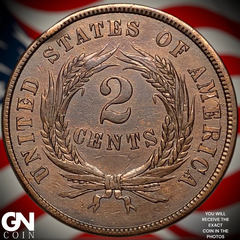 1864 2 Cent Piece Z4421
