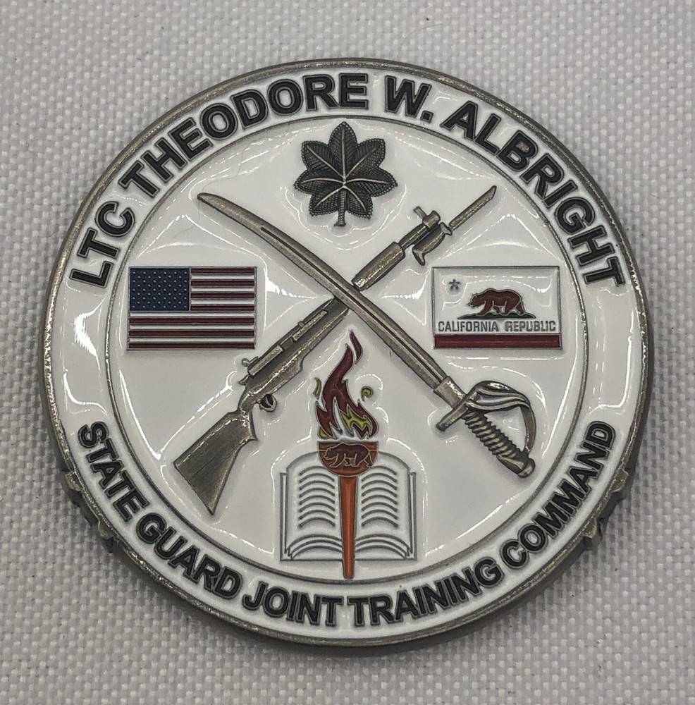 California National Guard Cal Guard Joint Training Command Challenge Coin