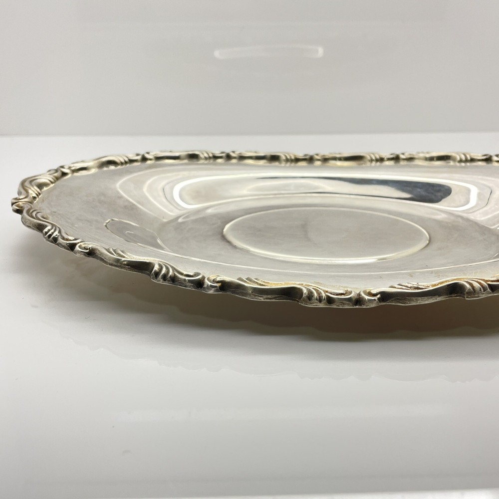 Wm A. Rogers Silverplate Gravy Boat Underplate Replacement 10.5” Long