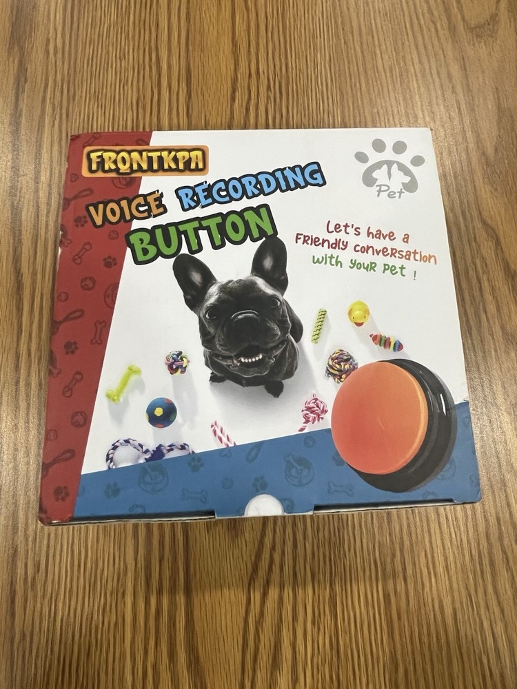 Voice Recording Button for Dog Training Communication Frontkpa