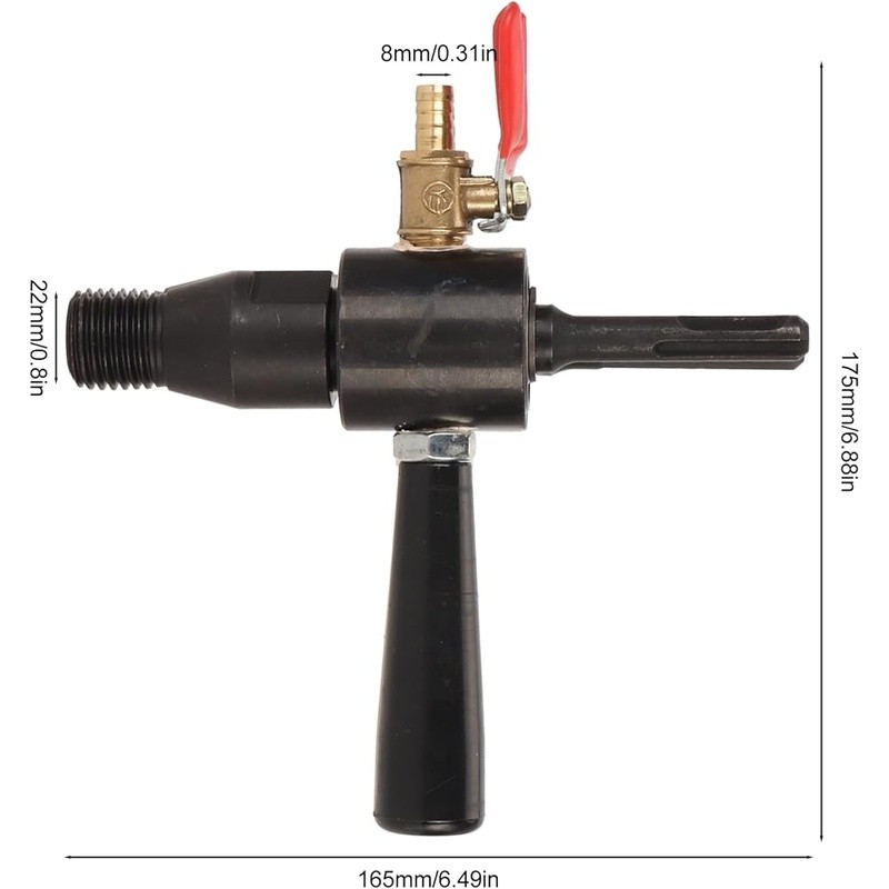 Electric Hammer Water Drill Adapter Pure Copper Efficient Multi-Purpose Tool New