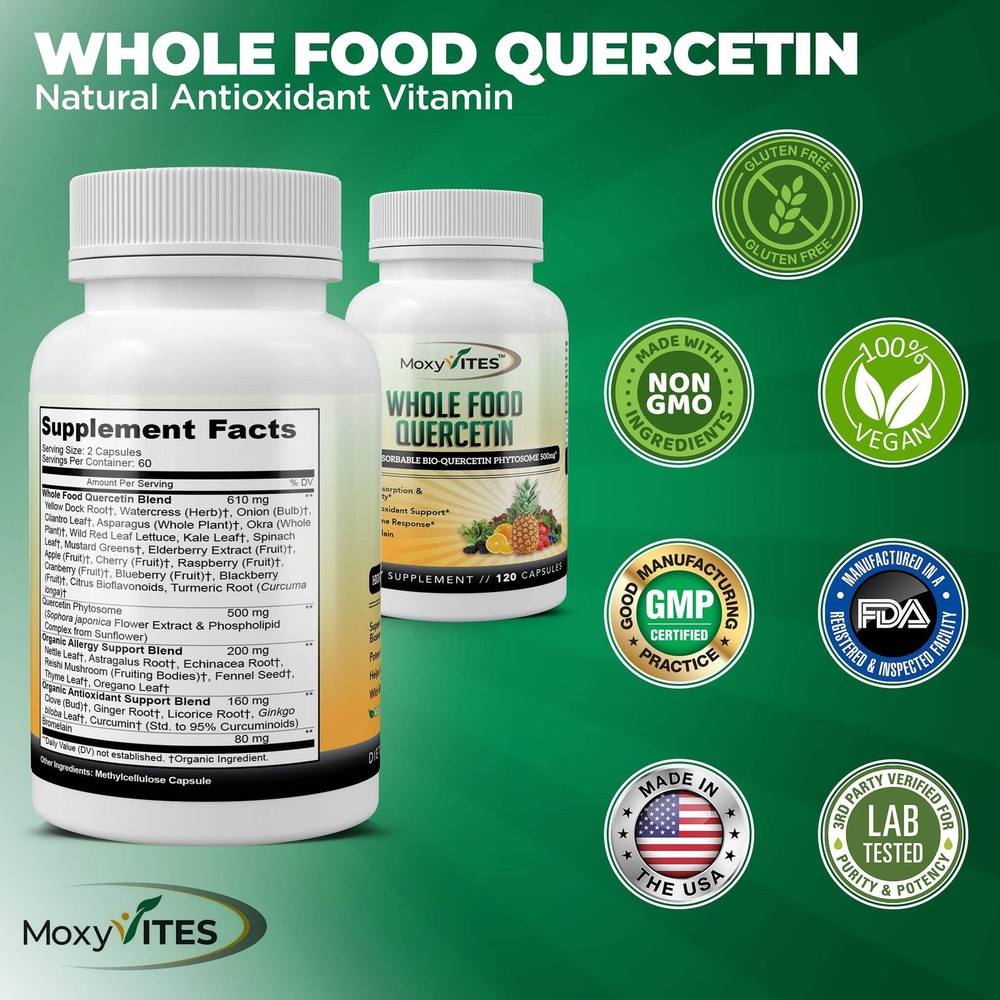 Quercetin with Bromelain, Bioactive Phytosome, Activated