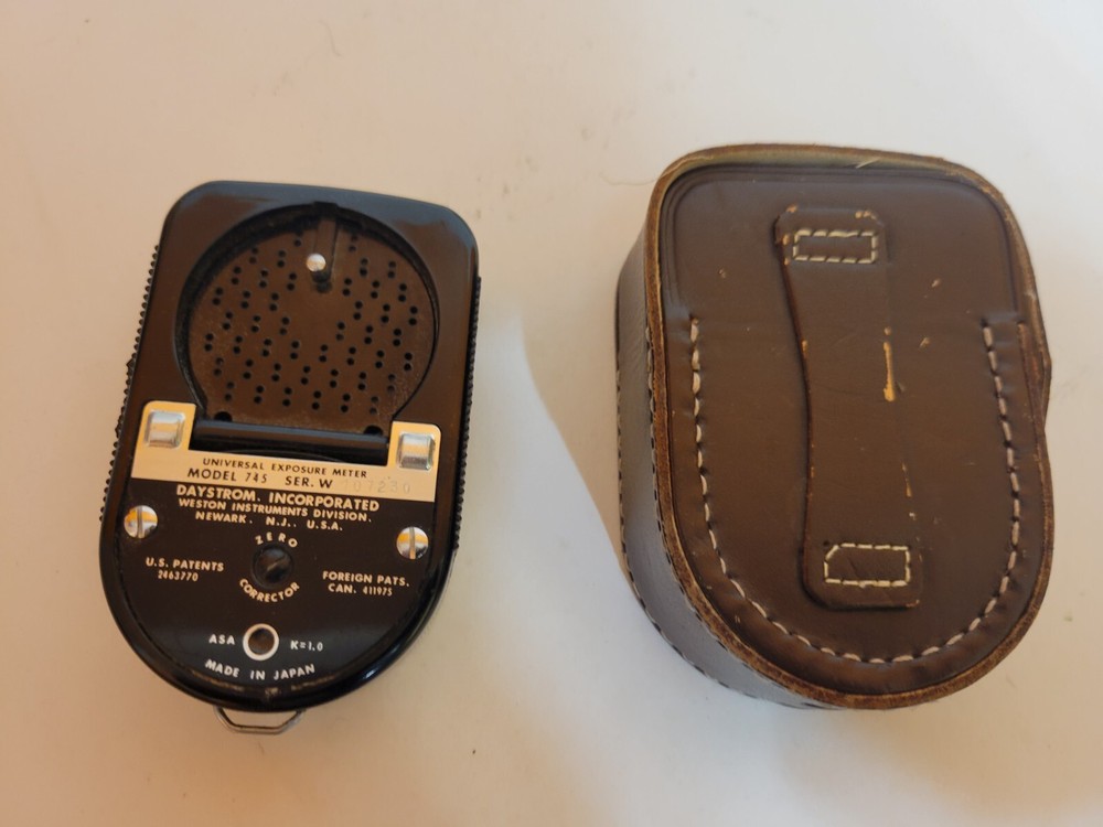 Weston Master IV Exposure Meter Model 745 with Leather Case