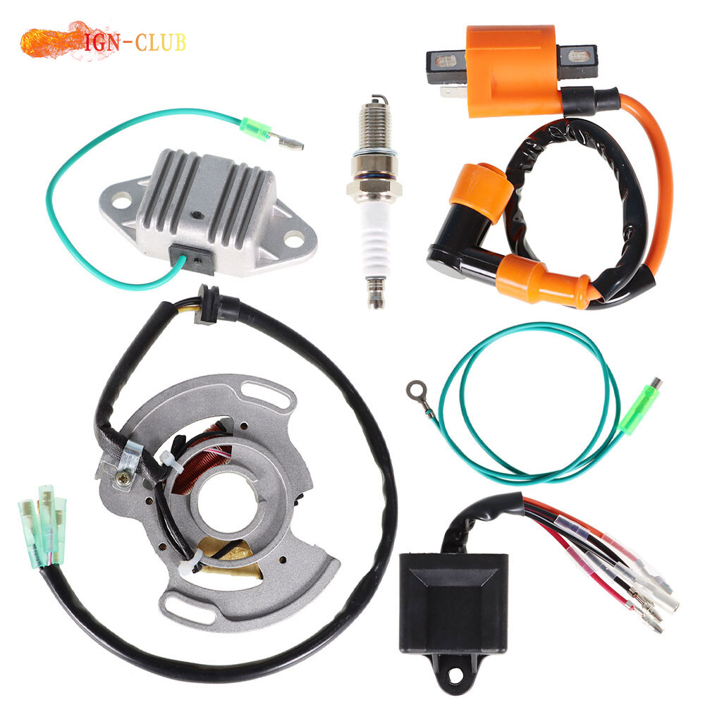For Yamaha Blaster YFS200 97-01 US Ignition Coil Spark Plug CDI Regulator Stator